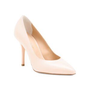 OROSCURO Beige Made In Italy Leather Heels